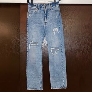 Ultra High Rise 90s Ankle Straight Jeans